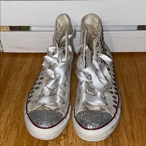 Studded converses